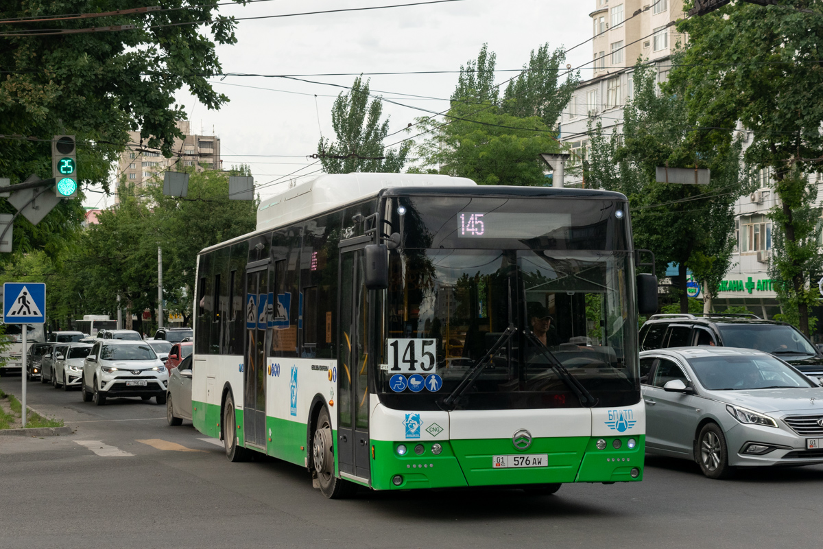 Кыргызстан, Golden Dragon XML6105CN № 01 576 AW
