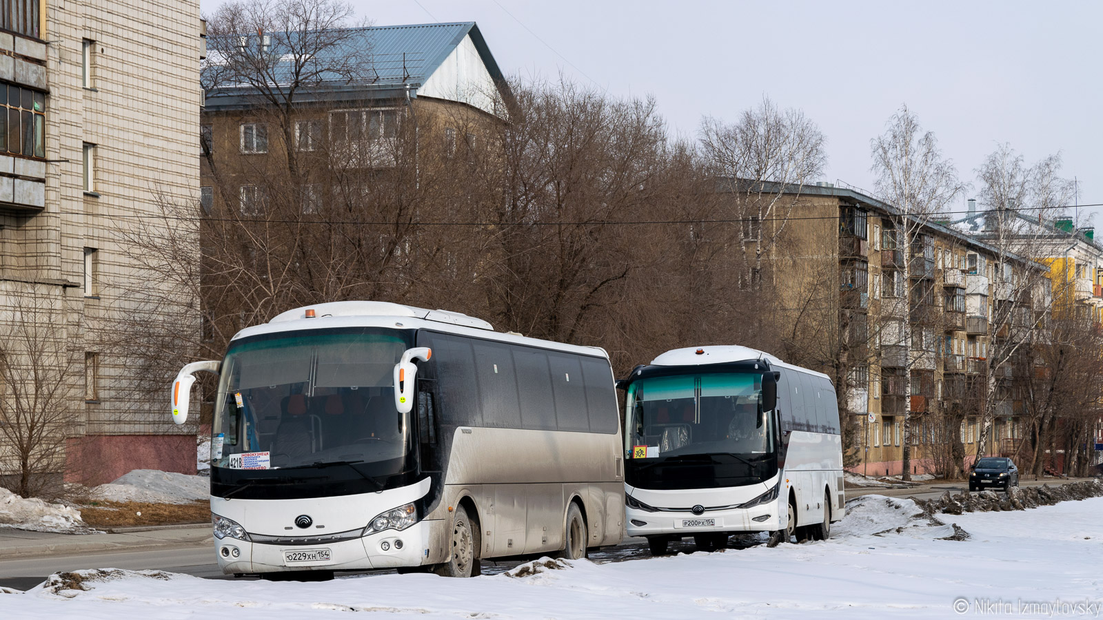 Новосибирская область, Yutong ZK6938HB9 № О 229 ХН 154; Новосибирская область, Yutong C9 (ZK6947HN) № Р 200 РХ 154