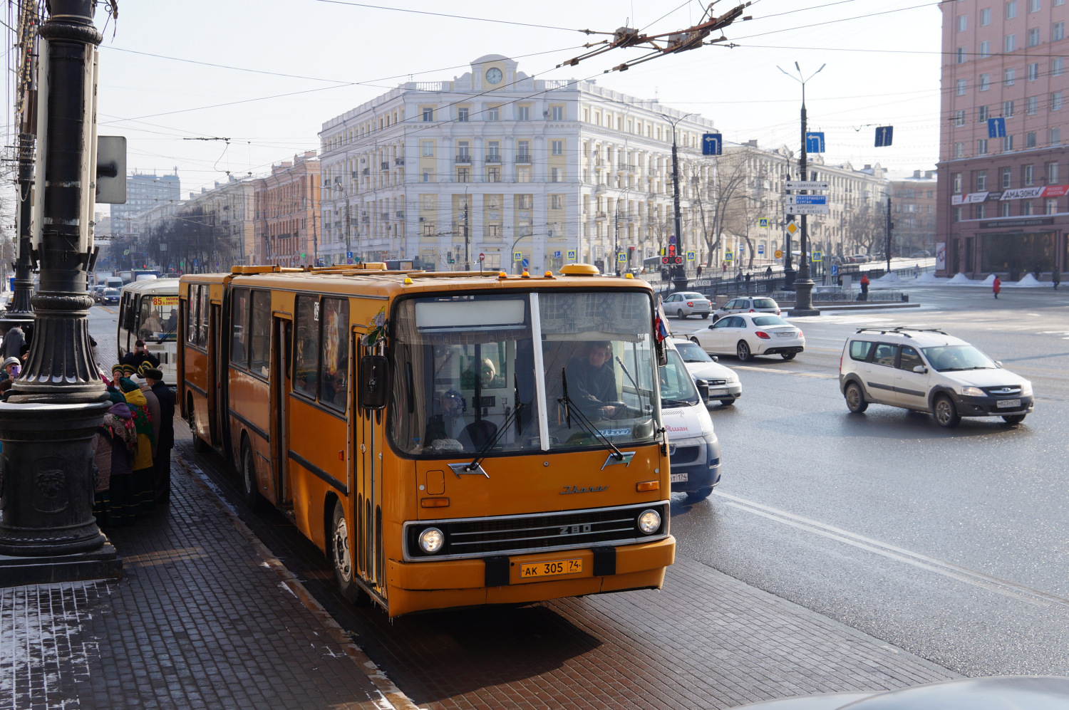 Chelyabinsk region, Ikarus 280.02 # АК 305 74
