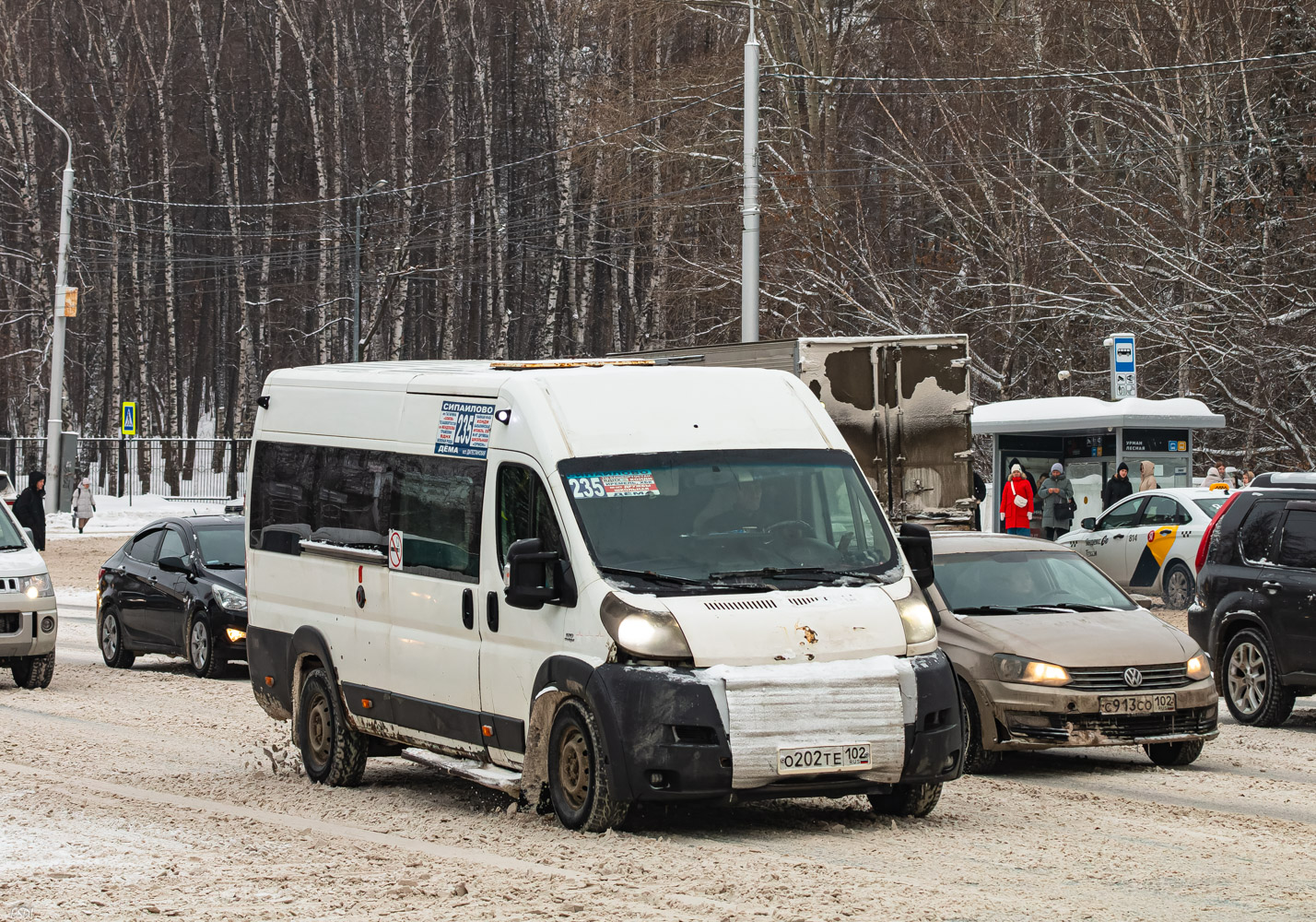Башкортостан, Нижегородец-FST613 (FIAT Ducato) № О 202 ТЕ 102