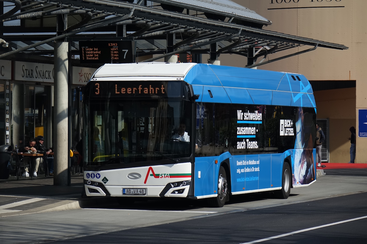 Бавария, Solaris Urbino IV 12 hydrogen № 248