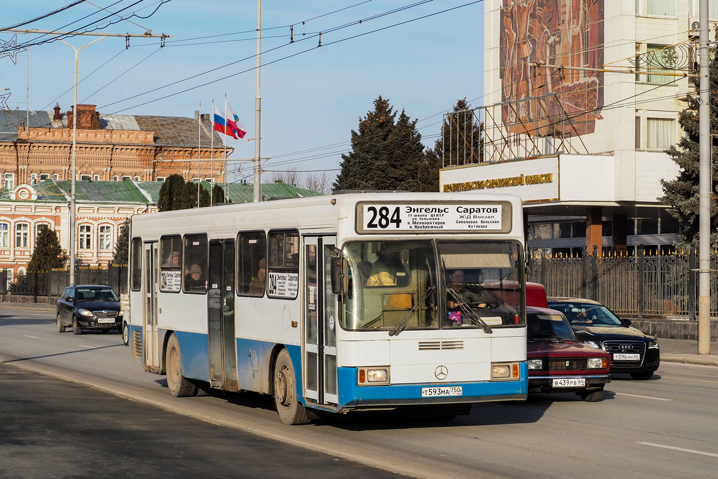 Саратовская область, ГолАЗ-АКА-52251 № Т 593 МА 750