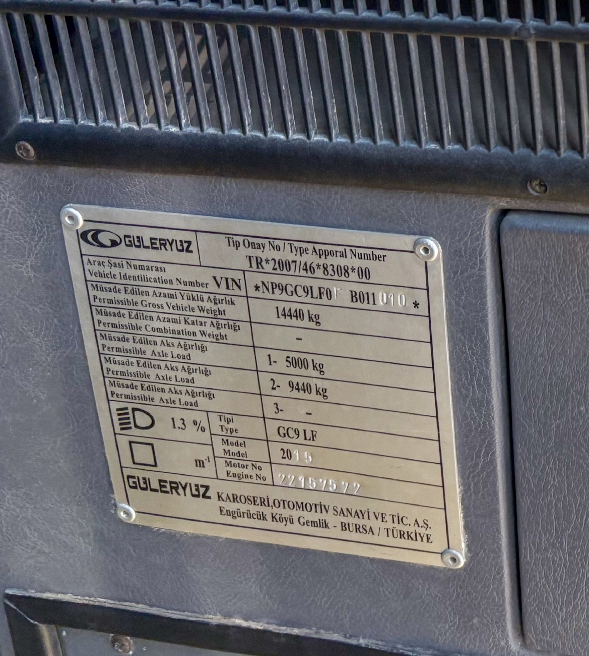 Турция, Güleryüz Cobra GM220LE № 86