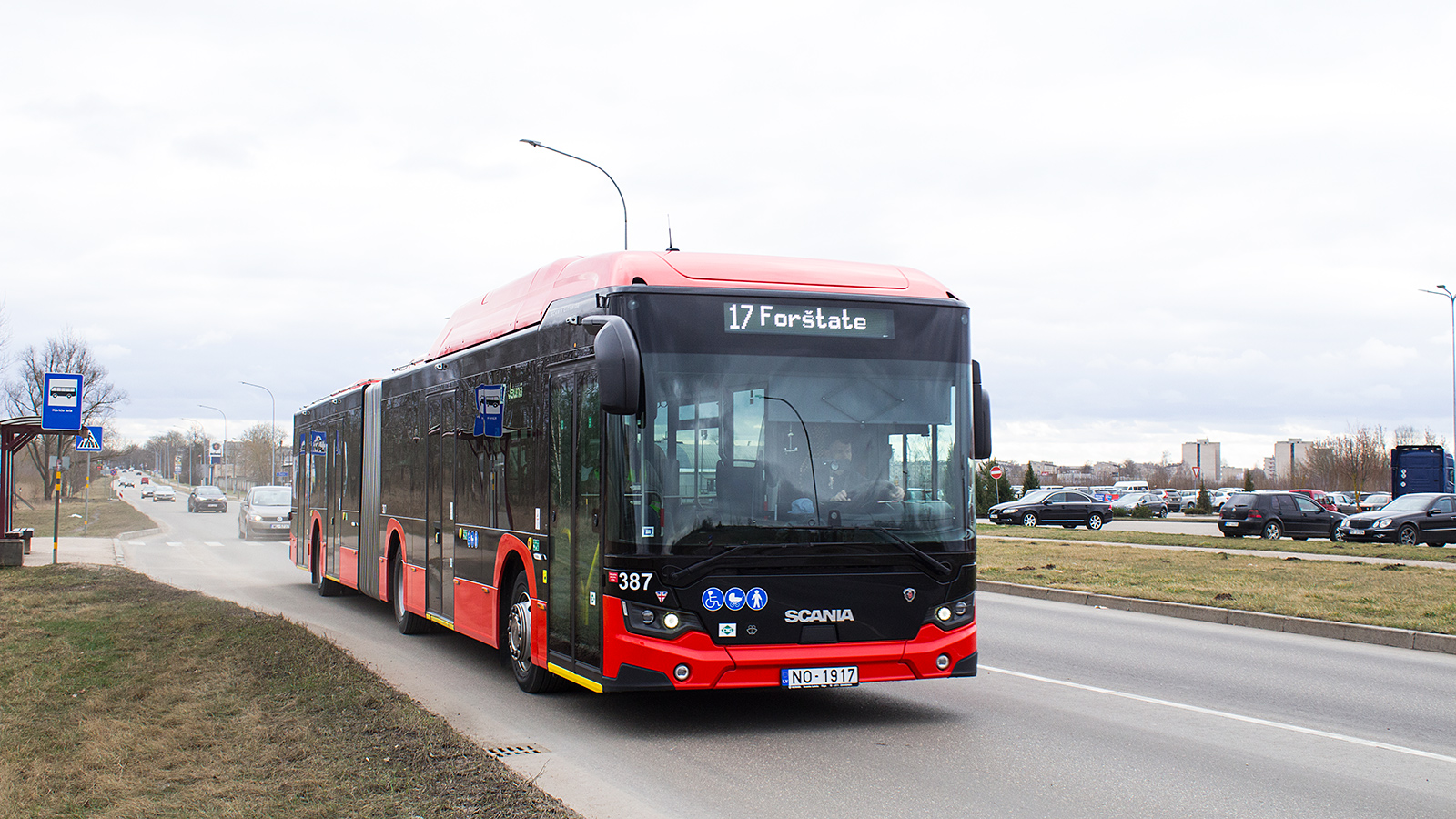 Латвия, Scania Citywide LFA II 17.9 № 387