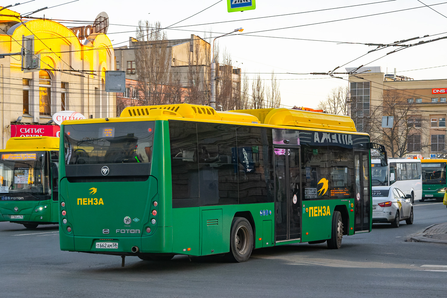 Пензенская область, Foton BJ6105C6MCD-1 № Т 662 АМ 58