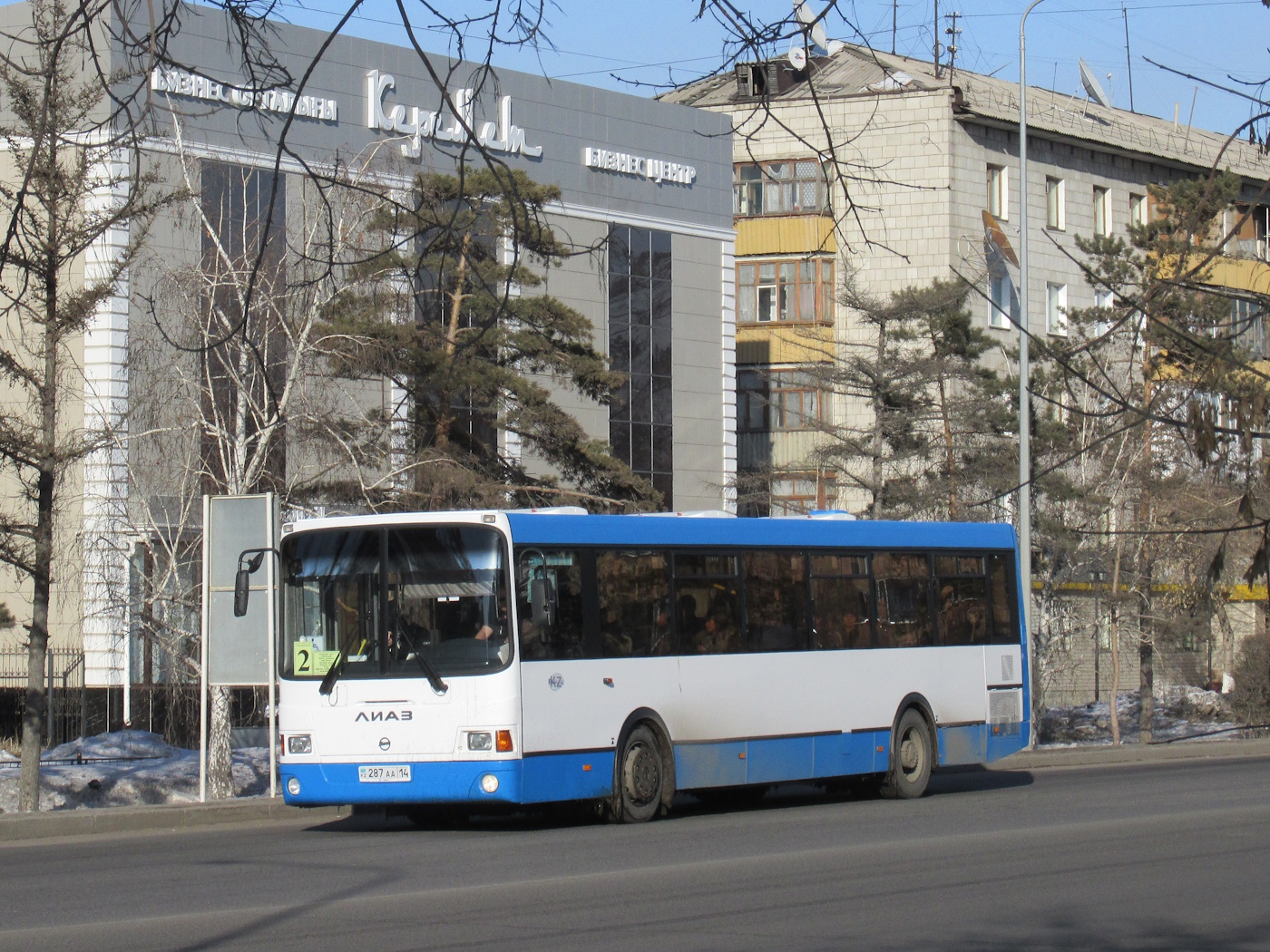 Павлодарская область, ЛиАЗ-5293.60 № 287 AA 14