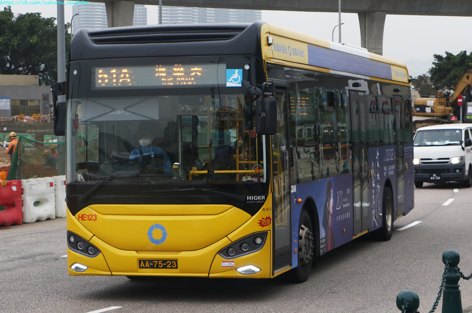 Китай, Higer KLQ6116GHEV2 № HE123