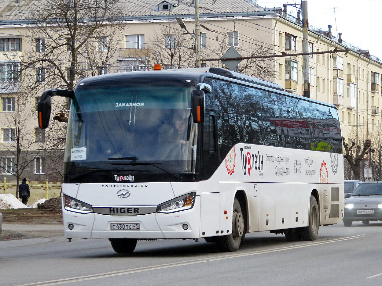 Кировская область, Higer KLQ6121LTQ № С 430 ТС 43