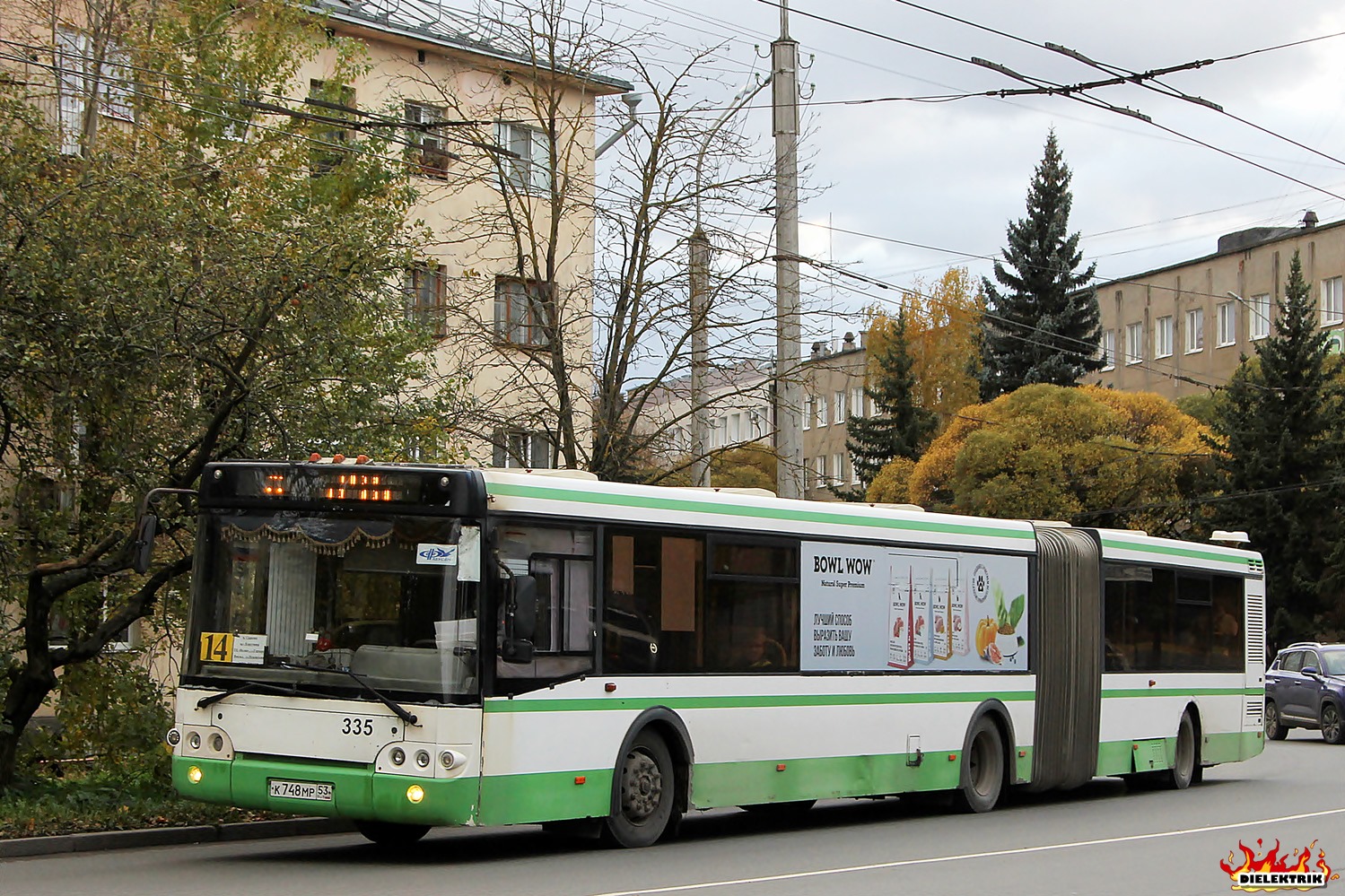 Novgorod region, LiAZ-6213.21 # 335