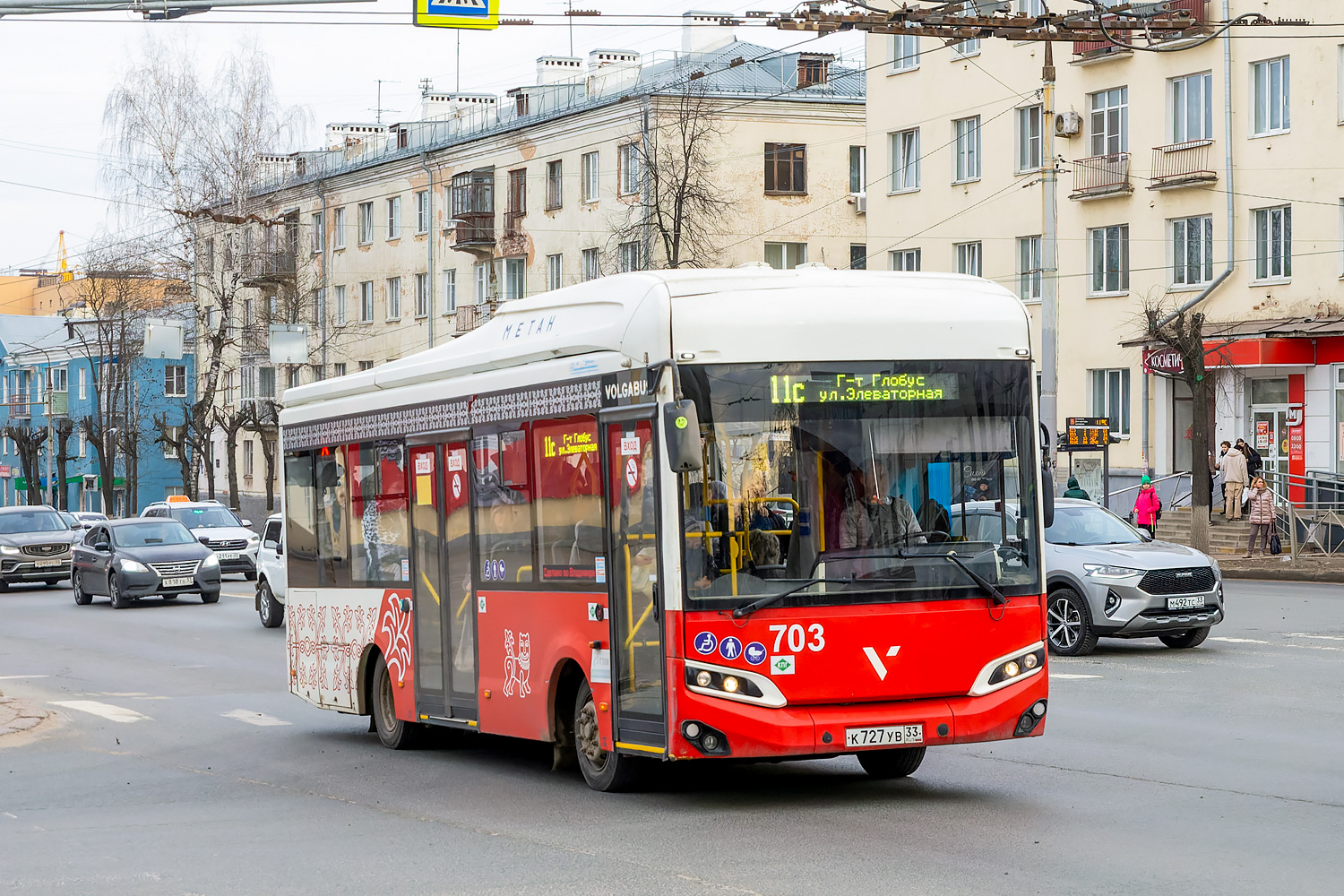Владимирская область, Volgabus-4298.G4 (CNG) № 703 Владимирская область, Volgabus-4298.G4 (CNG) № 703