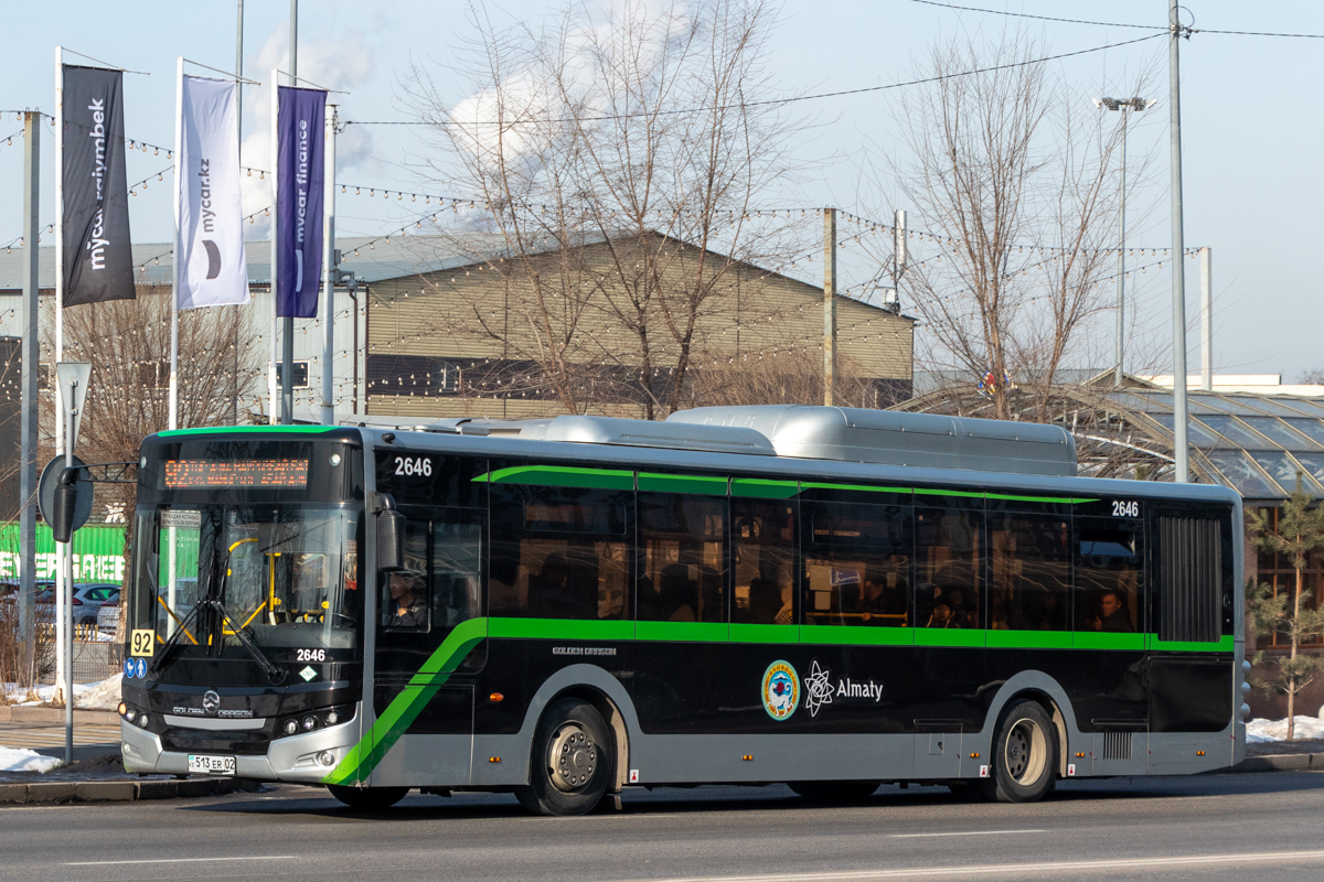 Алматы, Golden Dragon XML6125CN (Hyundai Trans Auto) № 2646