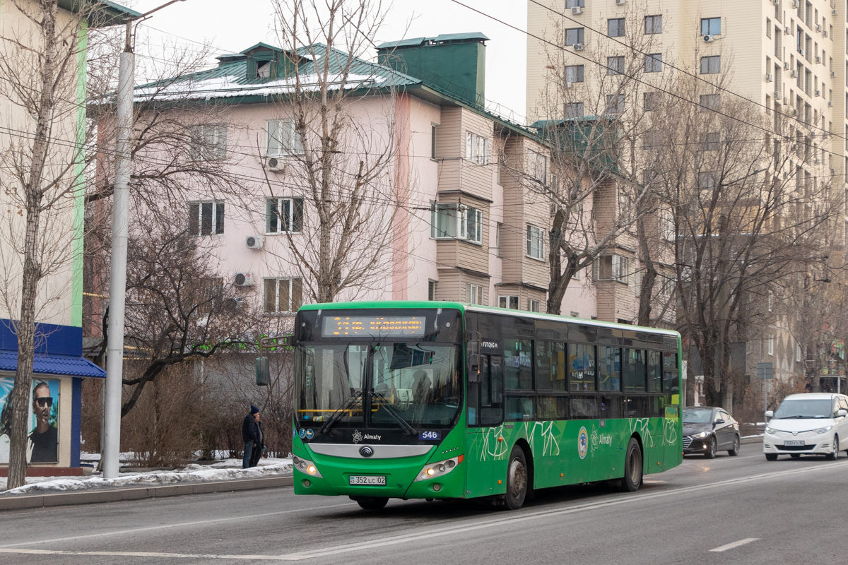 Алматы, Yutong ZK6118HGA № 546