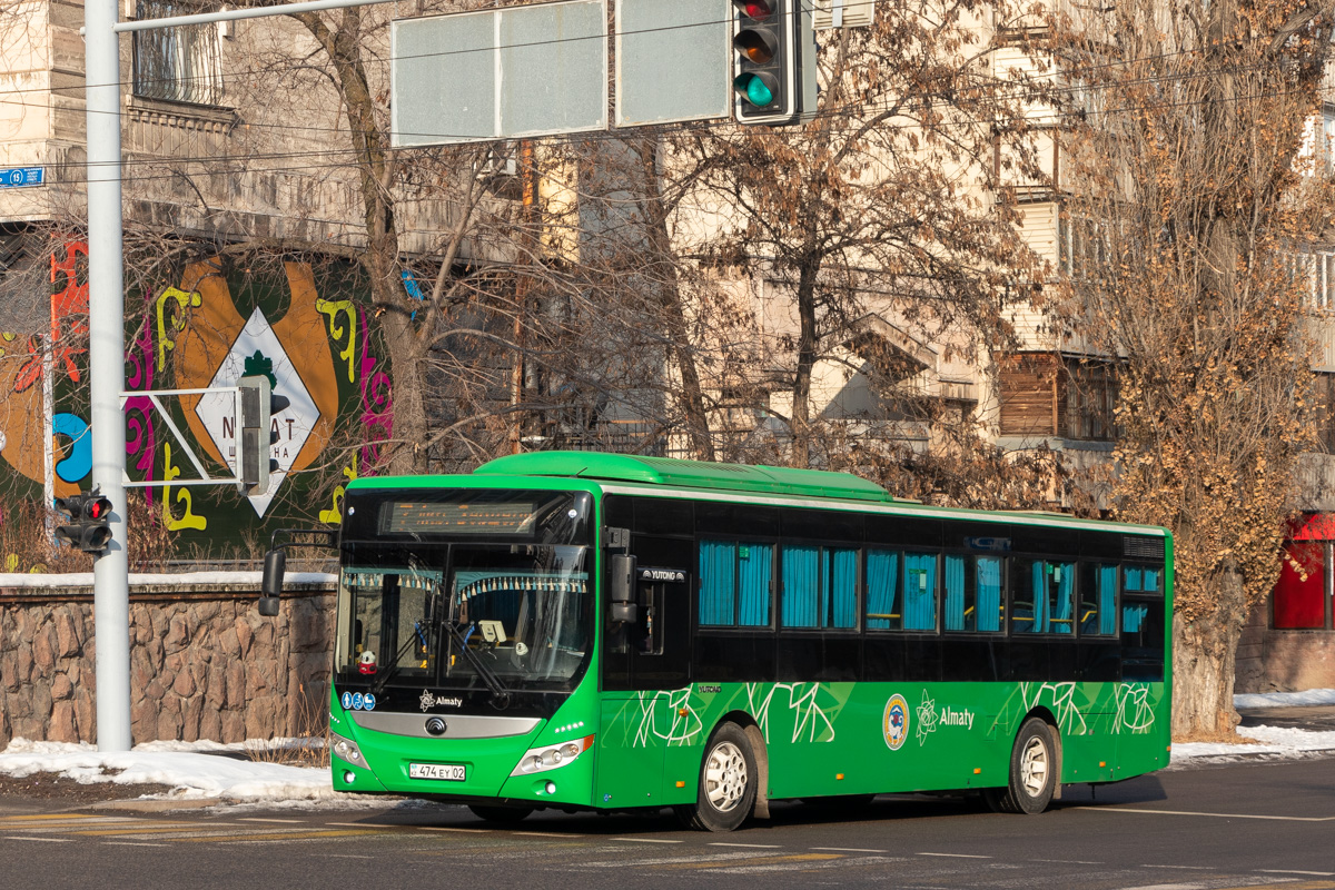Алматы, Yutong ZK6118HGA (QazTehna) № 474 EY 02