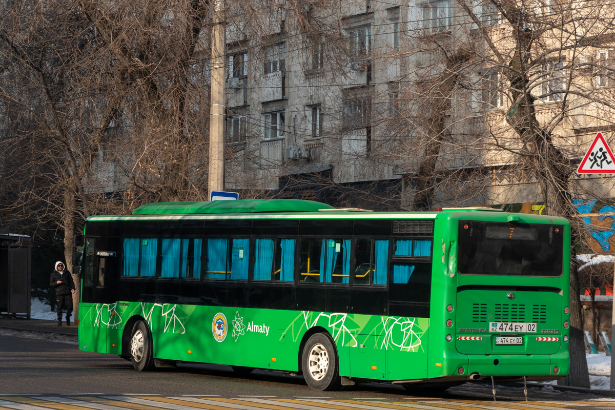 Алматы, Yutong ZK6118HGA (QazTehna) № 474 EY 02