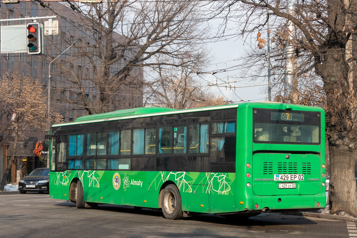 Алматы, Yutong ZK6118HGA (QazTehna) № 429 EP 02