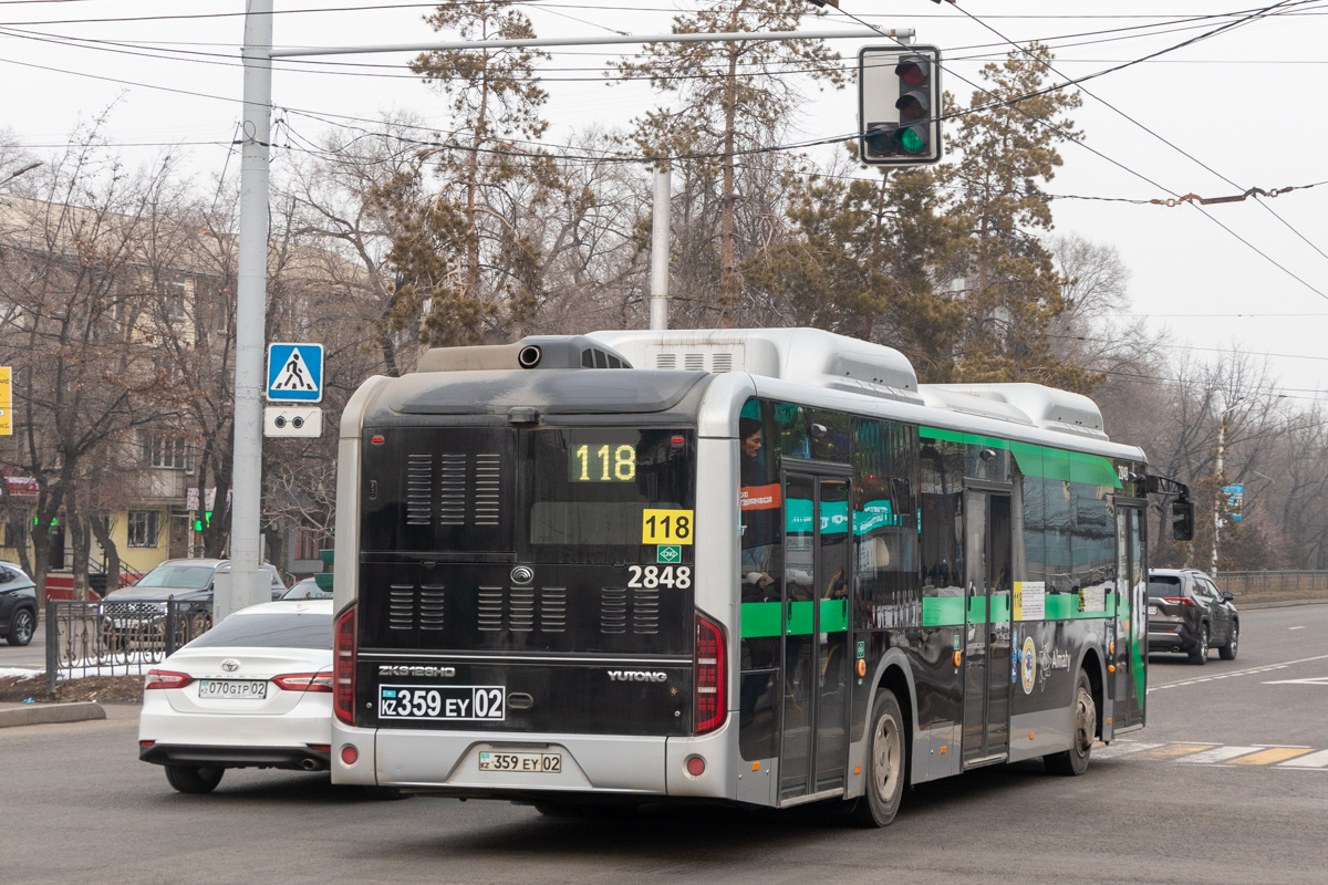 Ałmaty, Yutong ZK6126HG (QazTehna) Nr 2848