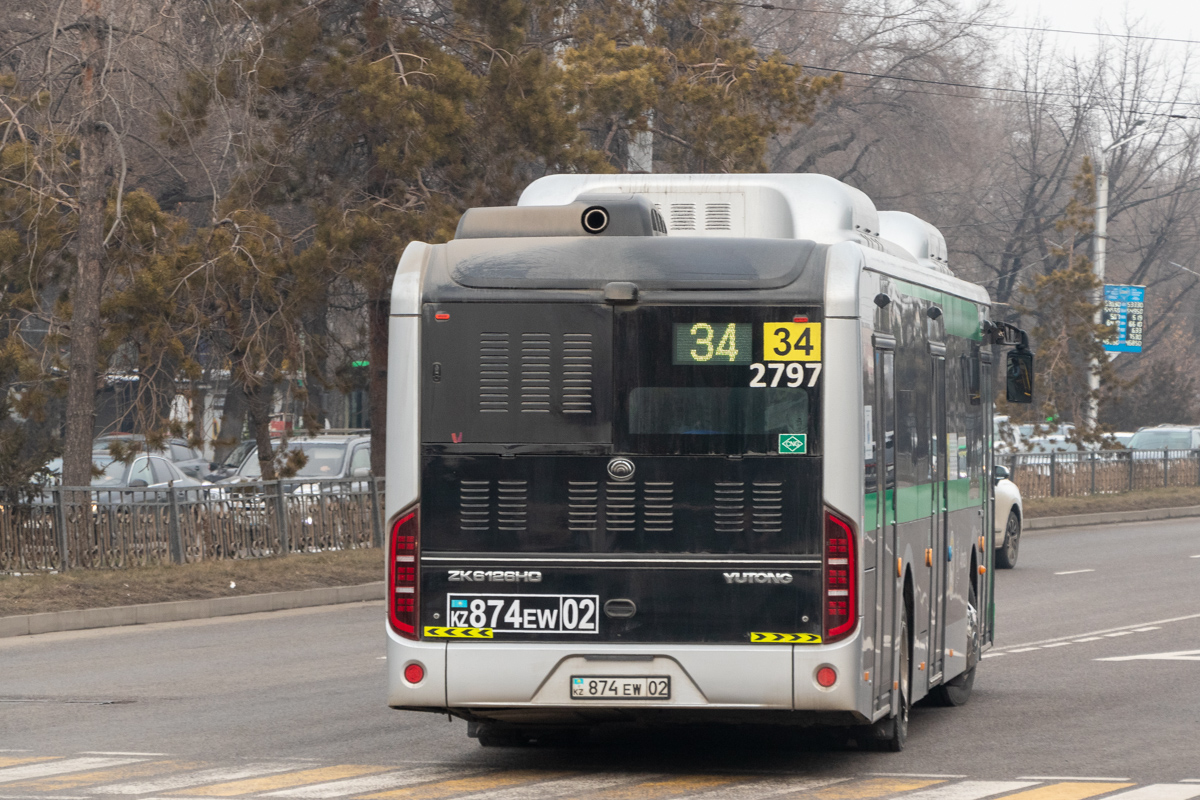 Алматы, Yutong ZK6126HG (QazTehna) № 2797