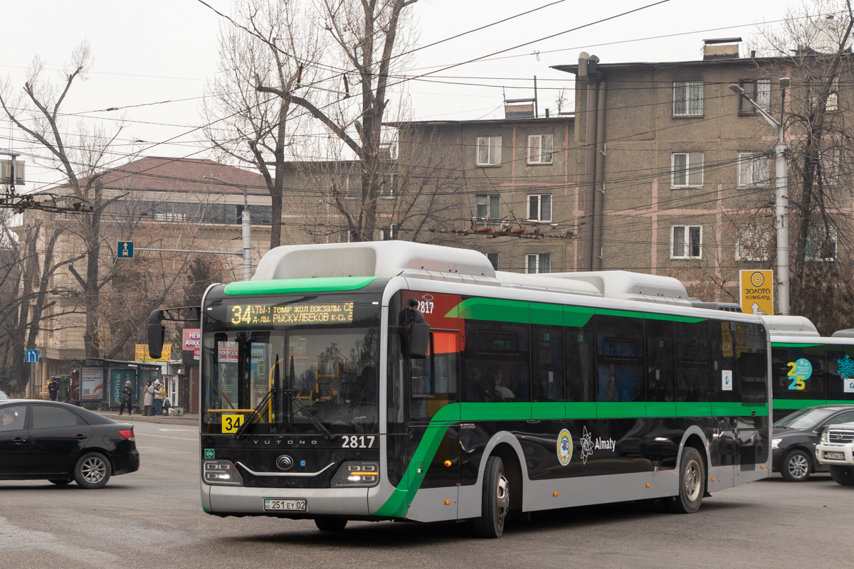 Алматы, Yutong ZK6126HG (QazTehna) № 2817