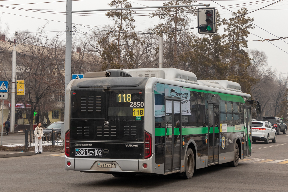 Алматы, Yutong ZK6126HG (QazTehna) № 2850