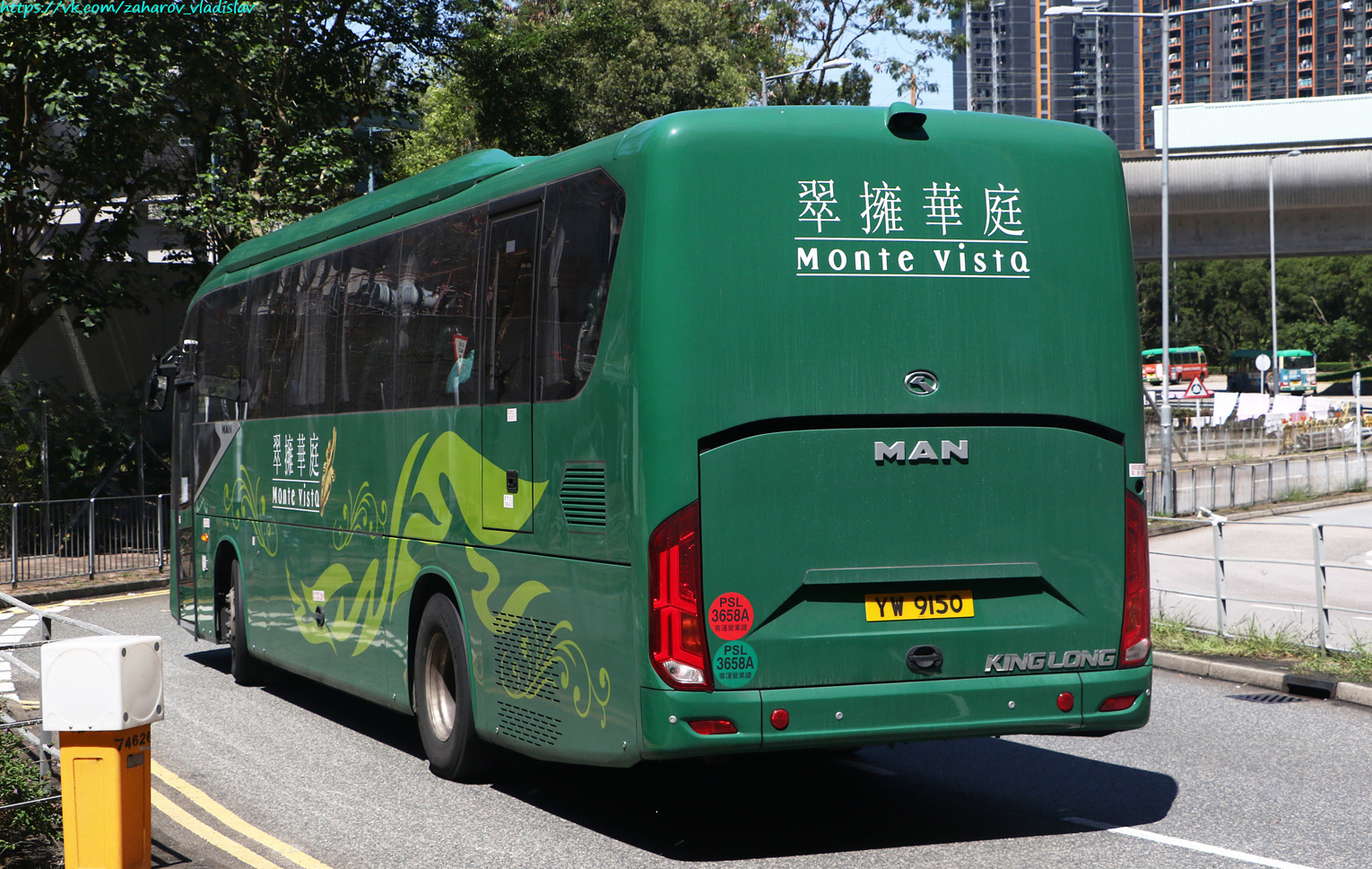 Гонконг, King Long XMQ6127 (Hong Kong) № YW 9150