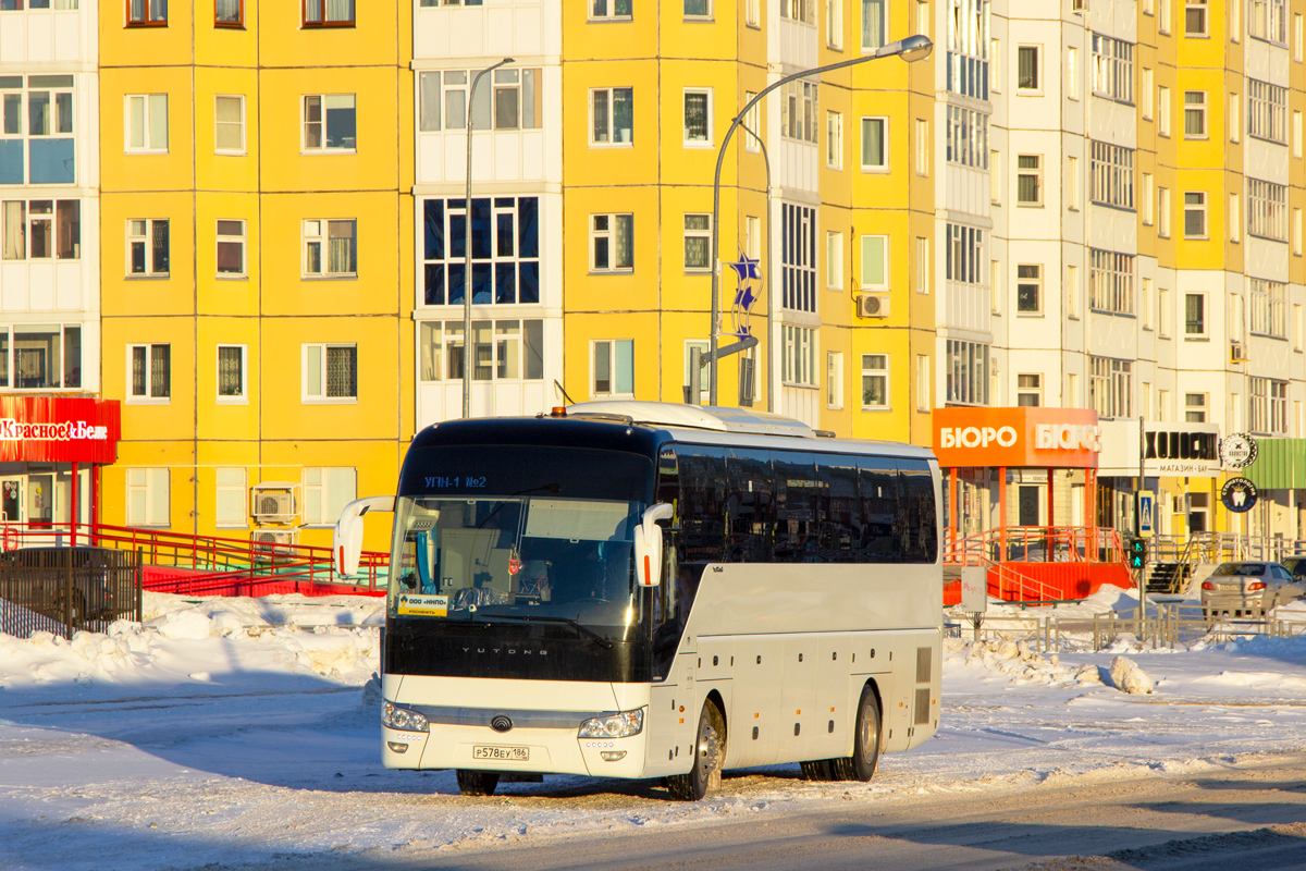 Ханты-Мансийский АО, Yutong ZK6122H9 № Р 578 ЕУ 186 Ханты-Мансийский АО, Yutong ZK6122H9 № Р 578 ЕУ 186