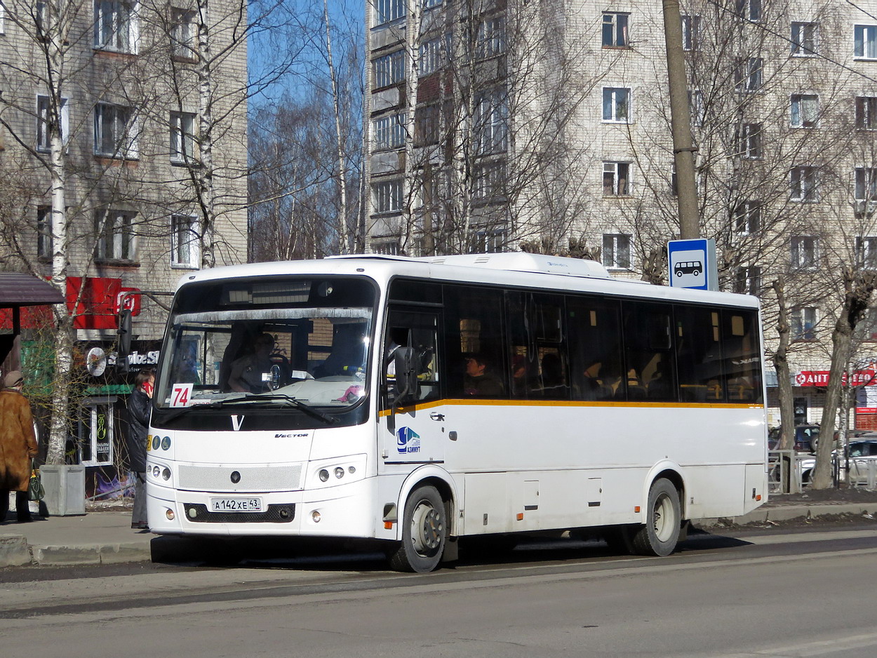 Кировская область, ПАЗ-320414-05 "Вектор" (1-2) № А 142 ХЕ 43