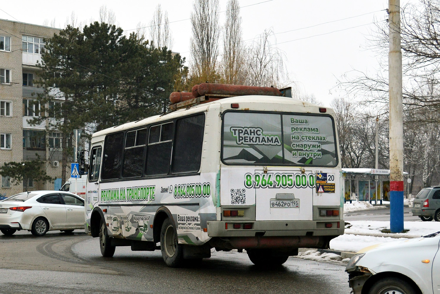 Краснодарский край, ПАЗ-32054 № В 462 РО 193