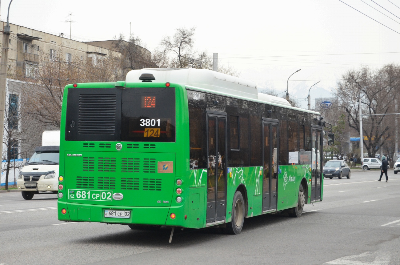 Ałmaty, Golden Dragon XML6125CN (Hyundai Trans Auto) Nr 3801