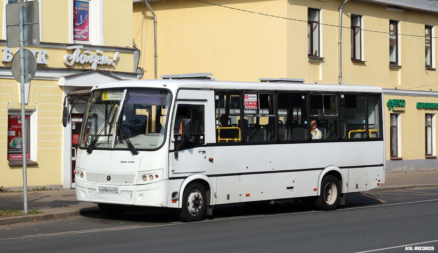 Ленинградская область, ПАЗ-320412-05 "Вектор" № О 496 РН 47
