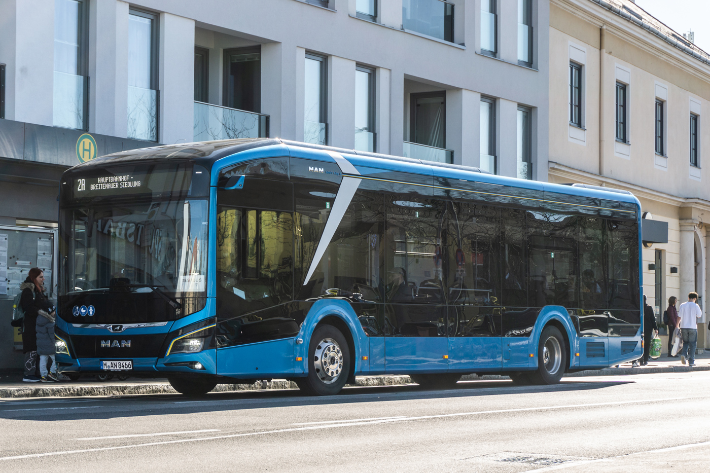 Австрия, MAN 12C Lion's City 12 E NL367 № M-AN 8466