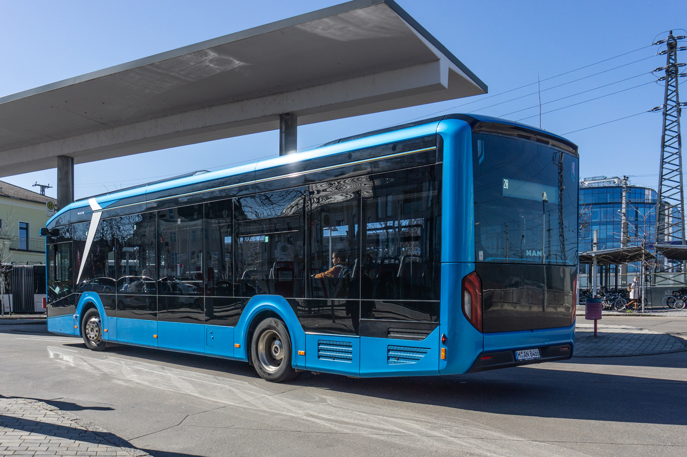 Австрия, MAN 12C Lion's City 12 E NL367 № M-AN 8466