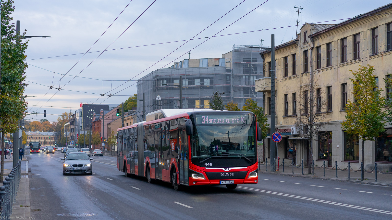 Литва, MAN 18C Lion's City 18 G NG320 EfficientHybrid № 446