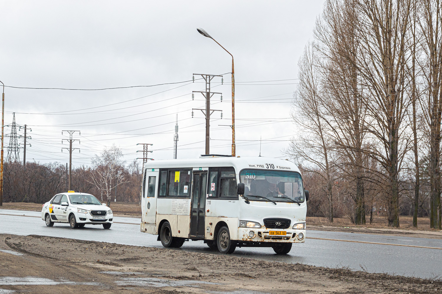 Самарская область, Hyundai County SWB C08 (ТагАЗ) № ЕВ 563 63