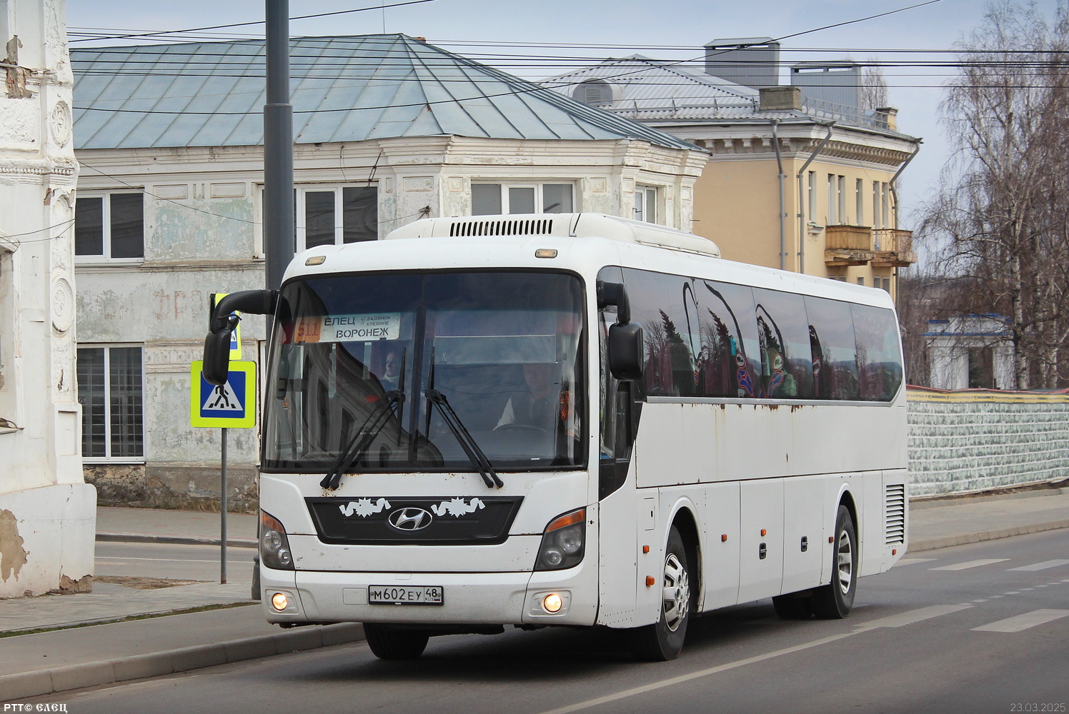 Липецкая область, Hyundai Universe Space Luxury № М 602 ЕУ 48
