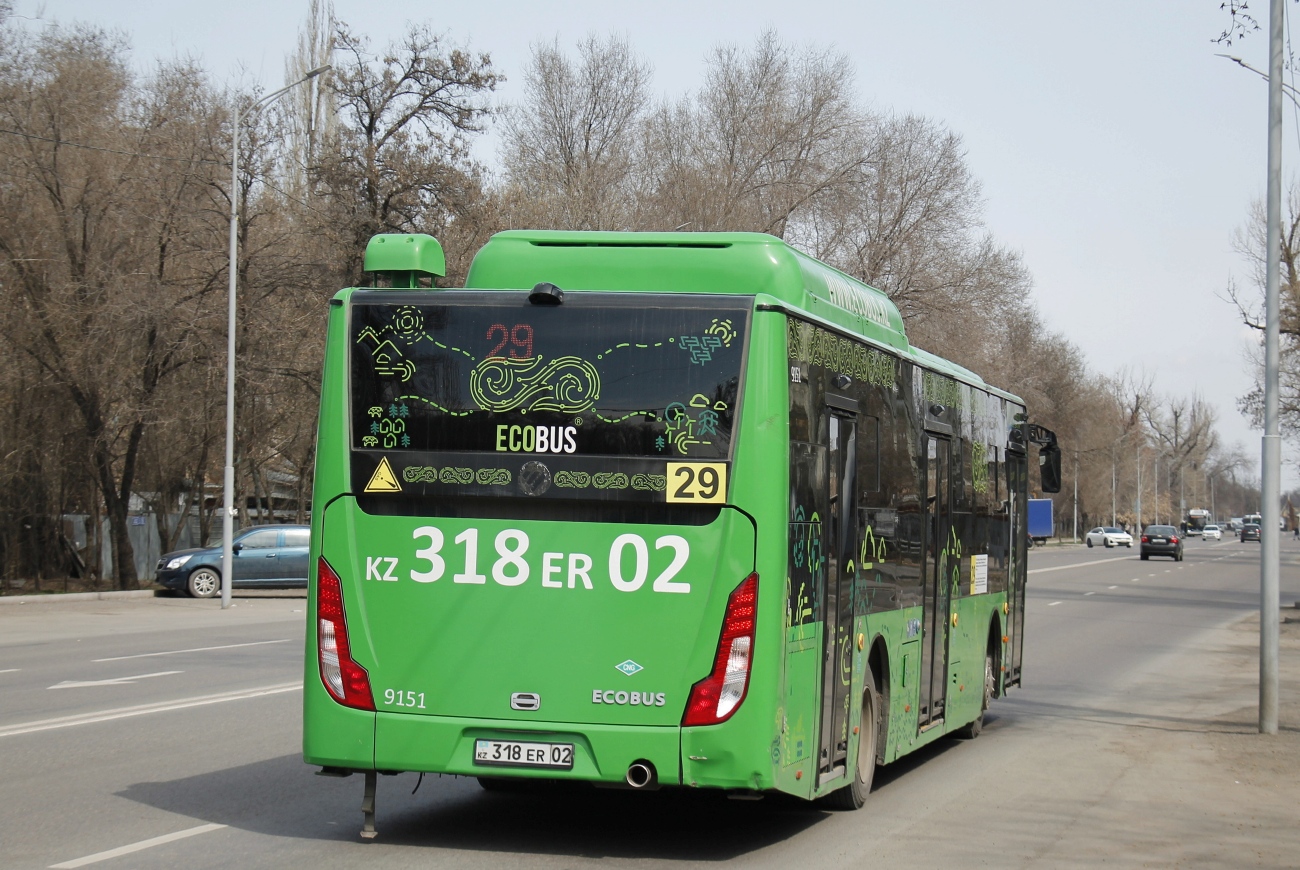 Almaty, Foton BJ6123C6CTD-A1 # 9151