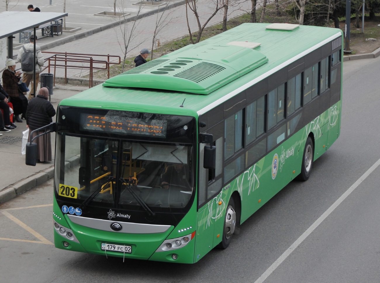 Алматы, Yutong ZK6118HGA (QazTehna) № 179 FC 02