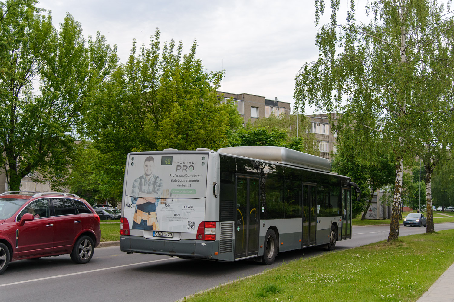 Литва, MAN A21 Lion's City NL273 CNG № 940