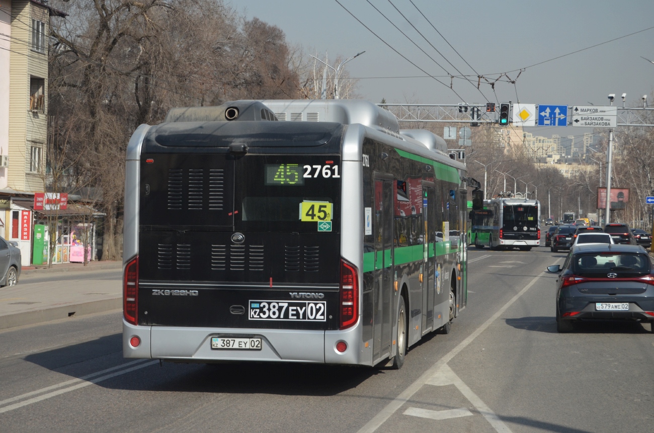 Алматы, Yutong ZK6126HG (QazTehna) № 2761