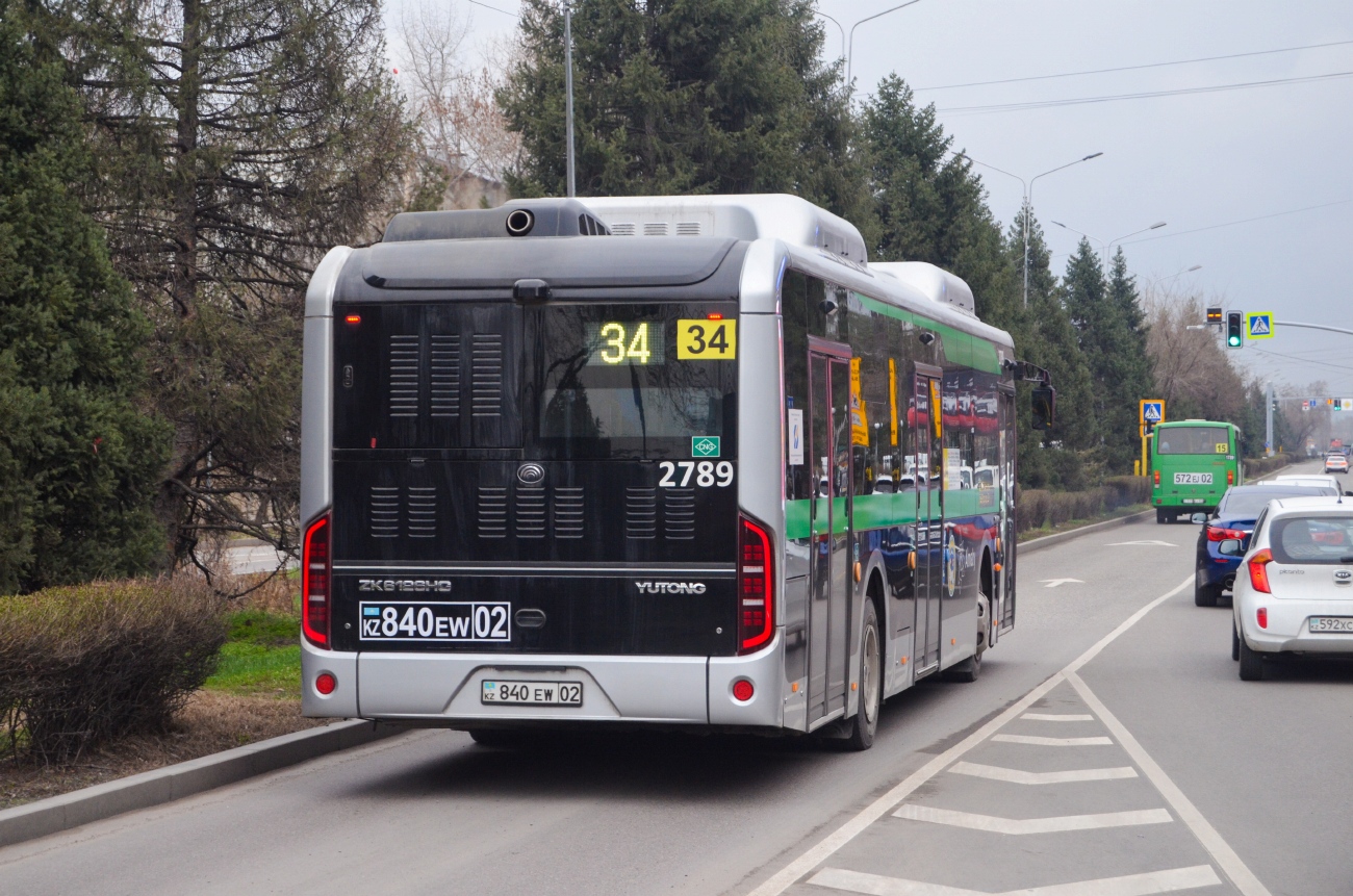 Алматы, Yutong ZK6126HG (QazTehna) № 2789