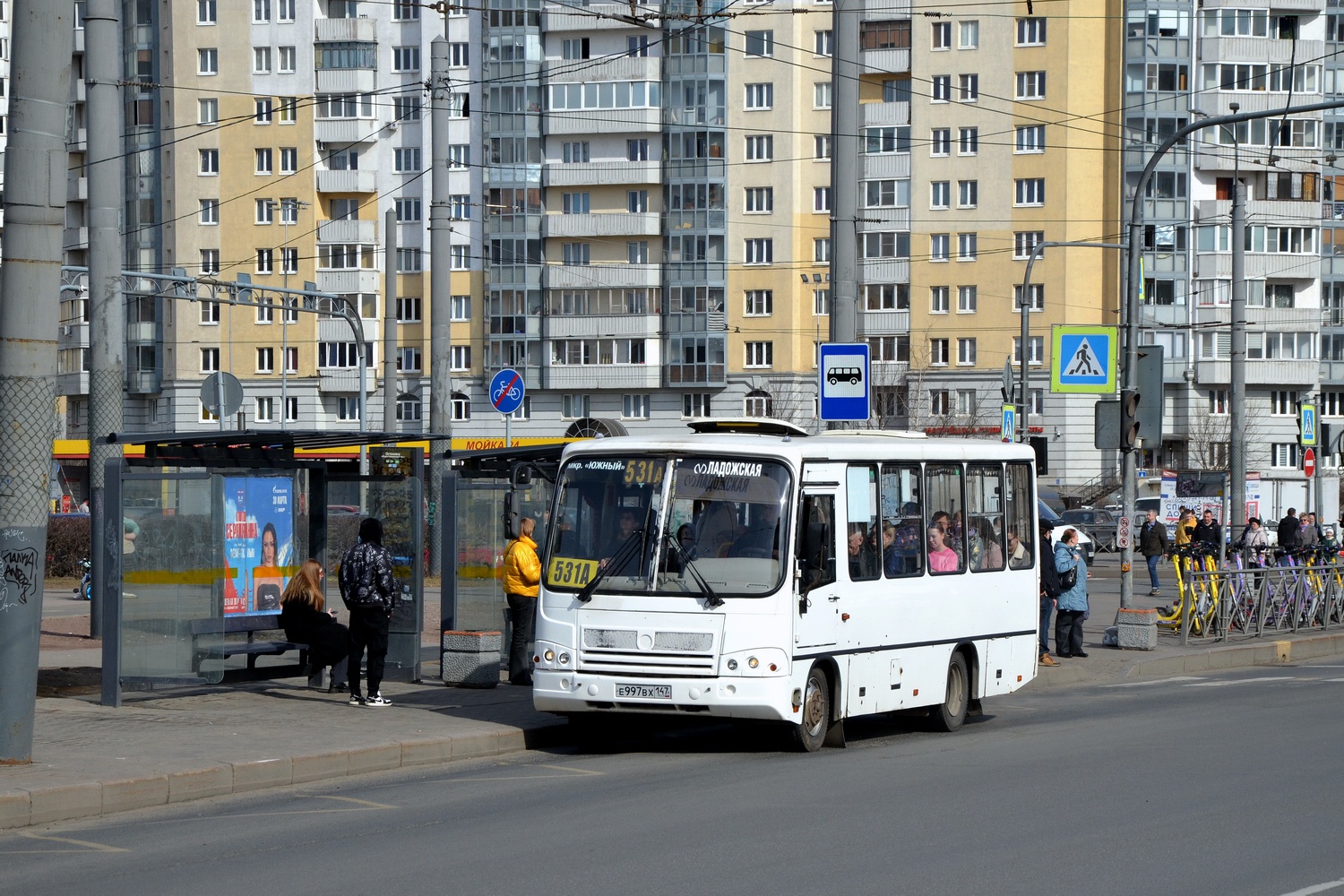 Ленинградская область, ПАЗ-320402-04 № Е 997 ВХ 147