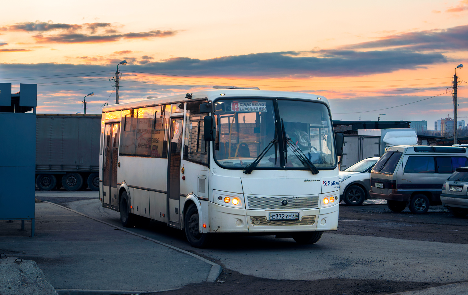 Вологодская область, ПАЗ-320414-05 "Вектор" (1-2) № Е 372 УЕ 35