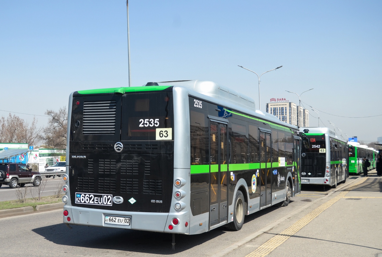 Алматы, Golden Dragon XML6125CN (Hyundai Trans Auto) № 2535