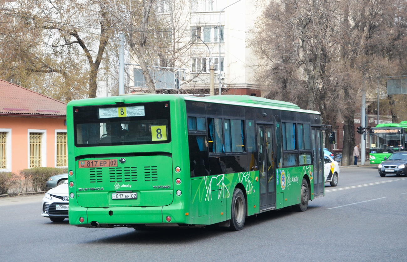 Алматы, Yutong ZK6118HGA (QazTehna) № 817 EP 02