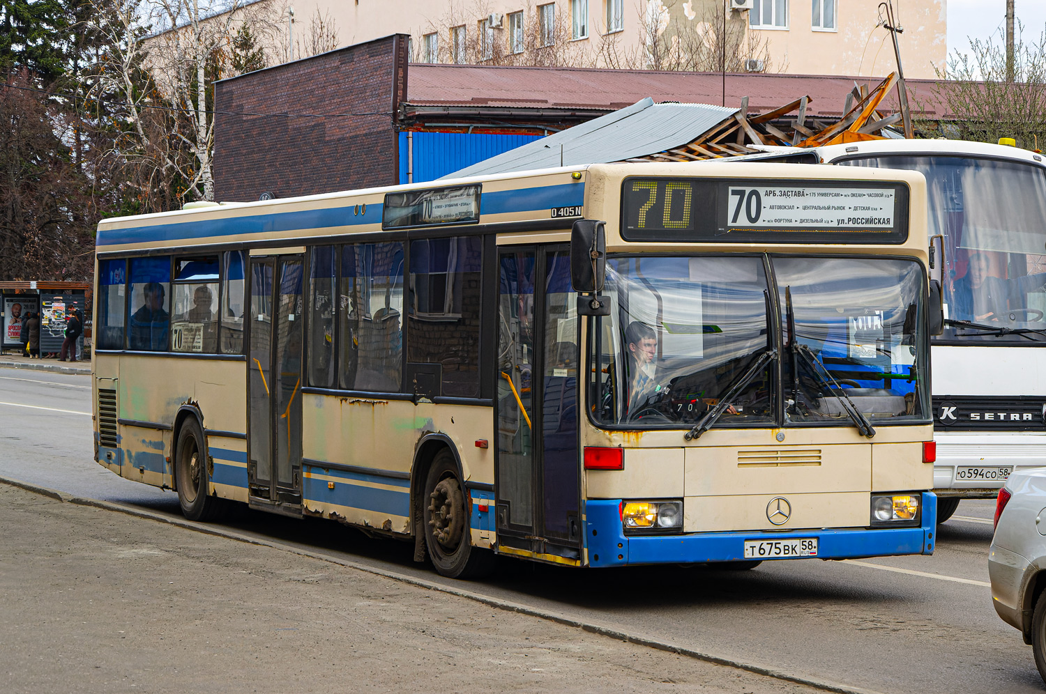 Пензенская область, Mercedes-Benz O405N2 № Т 675 ВК 58