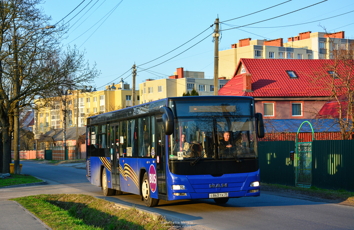 Калининградская область, MAN A78 Lion's City LE Ü EL293 № С 863 ТХ 39