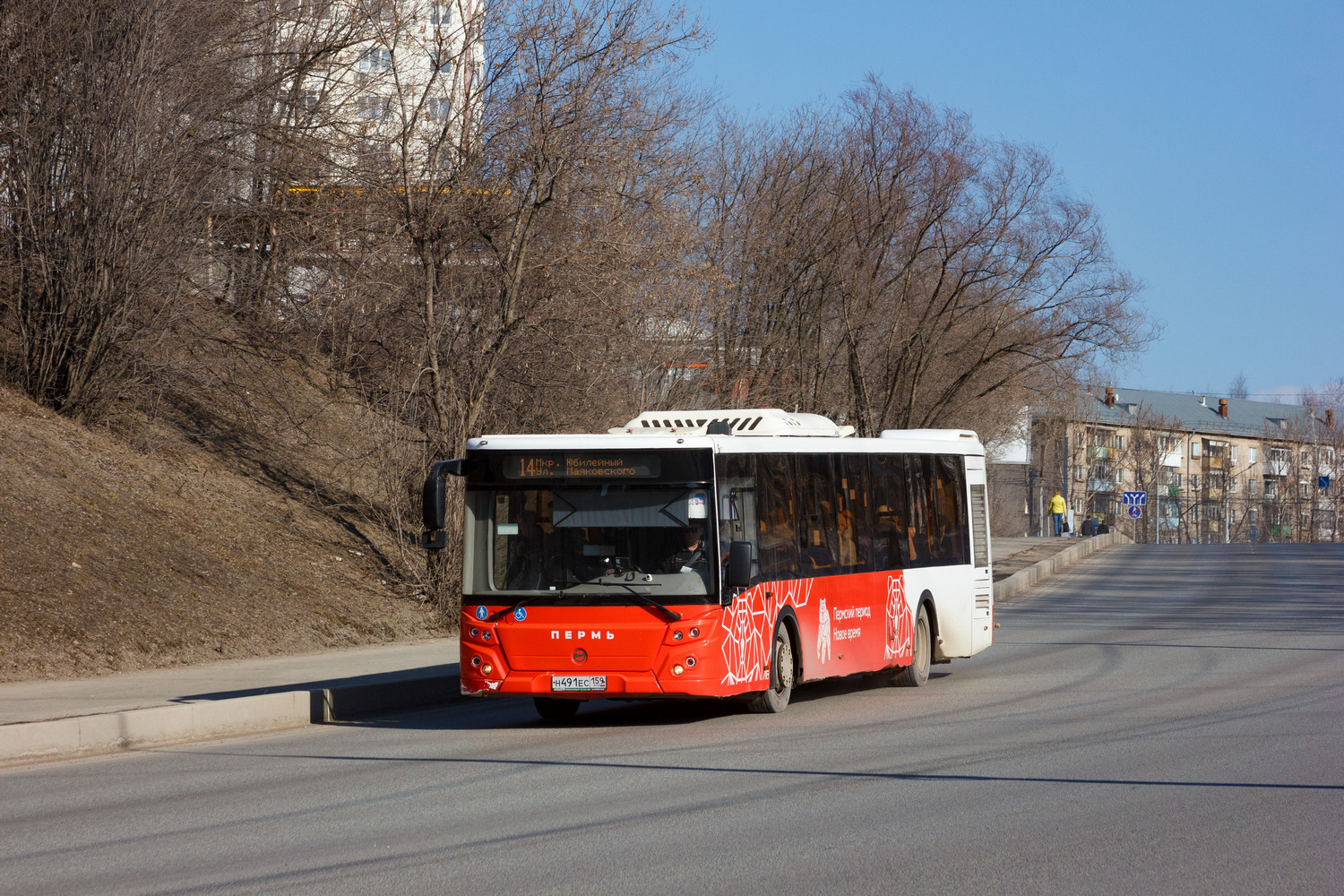 Пермский край, ЛиАЗ-5292.65 № Н 491 ЕС 159