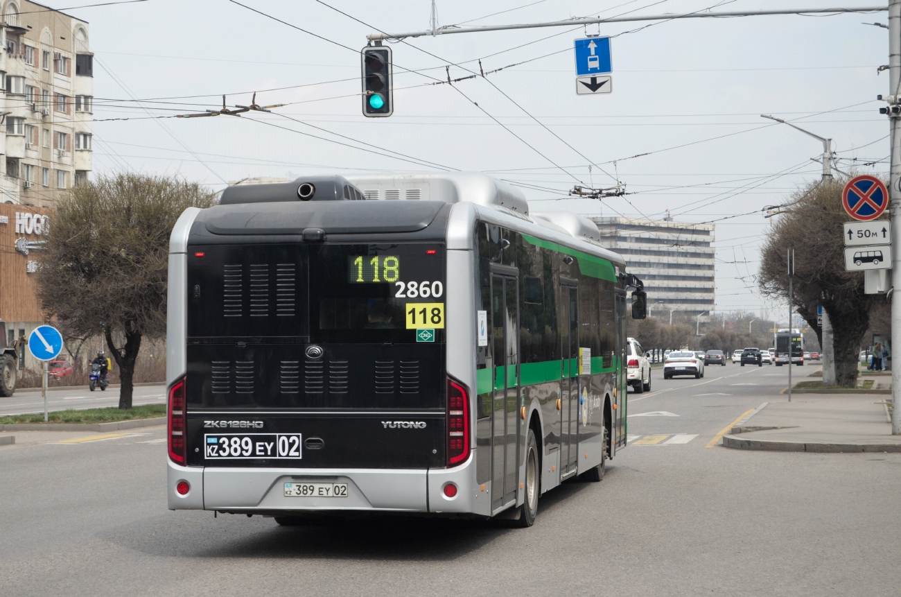 Алматы, Yutong ZK6126HG (QazTehna) № 2860