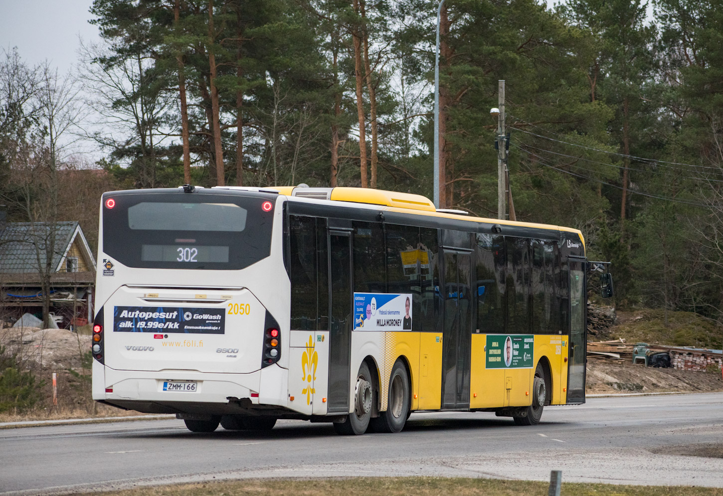 Финляндия, Volvo 8900BLE № 2050