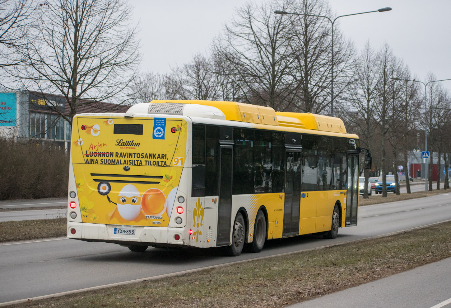 Фінляндыя, Yutong E15 № 91