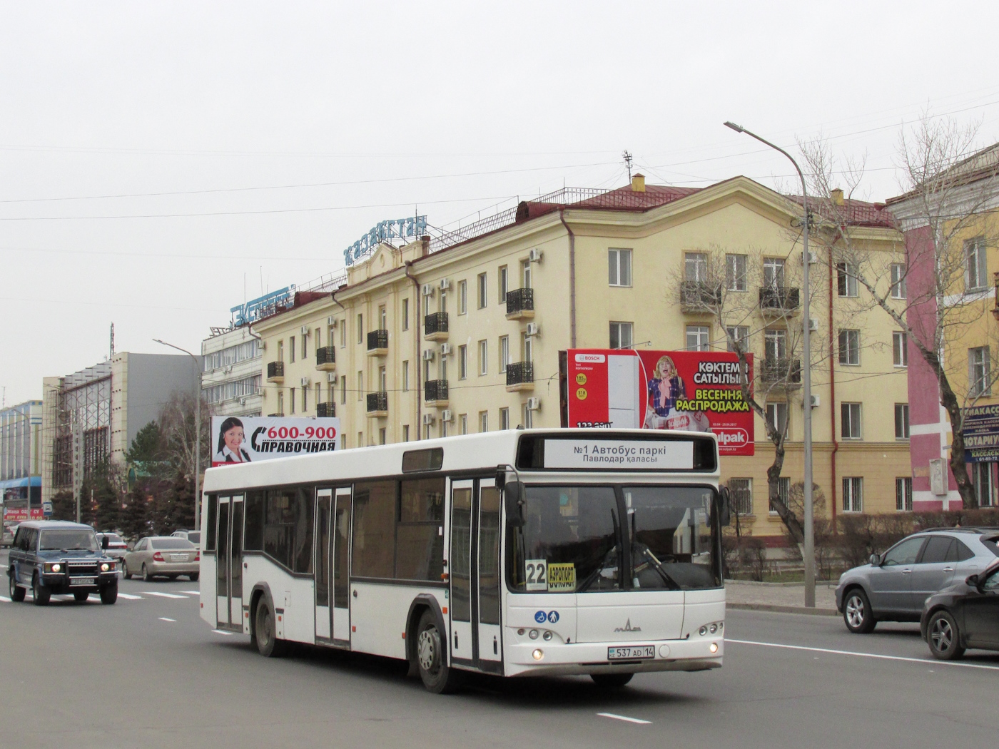 Pavlodar province, MAZ-103.465 Nr. 537 AD 14
